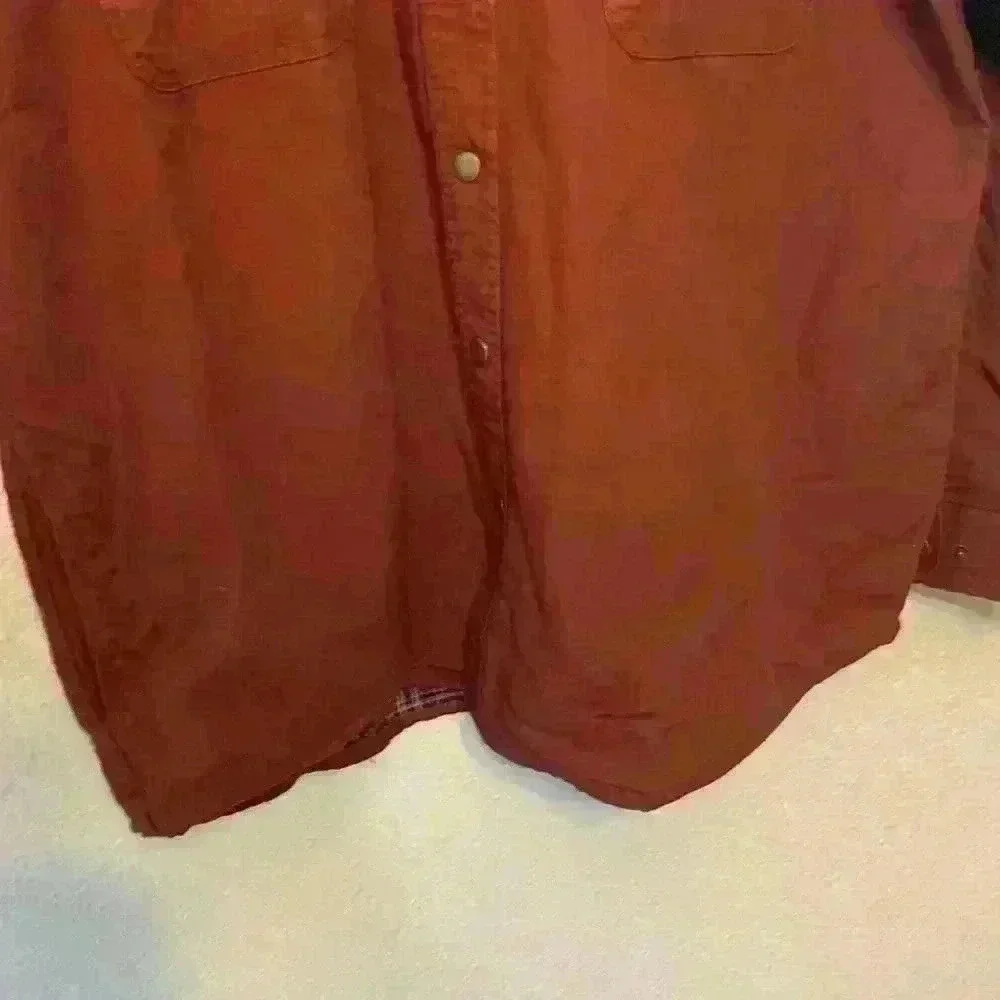 Red Hunters Peak lined coat sz XL chore coat outdoor western ranch 90s warm cozy